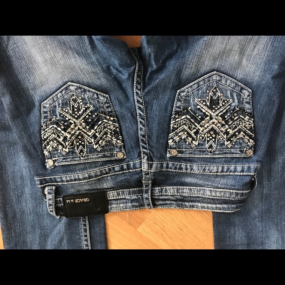 GRACE in LA boot cut jeans